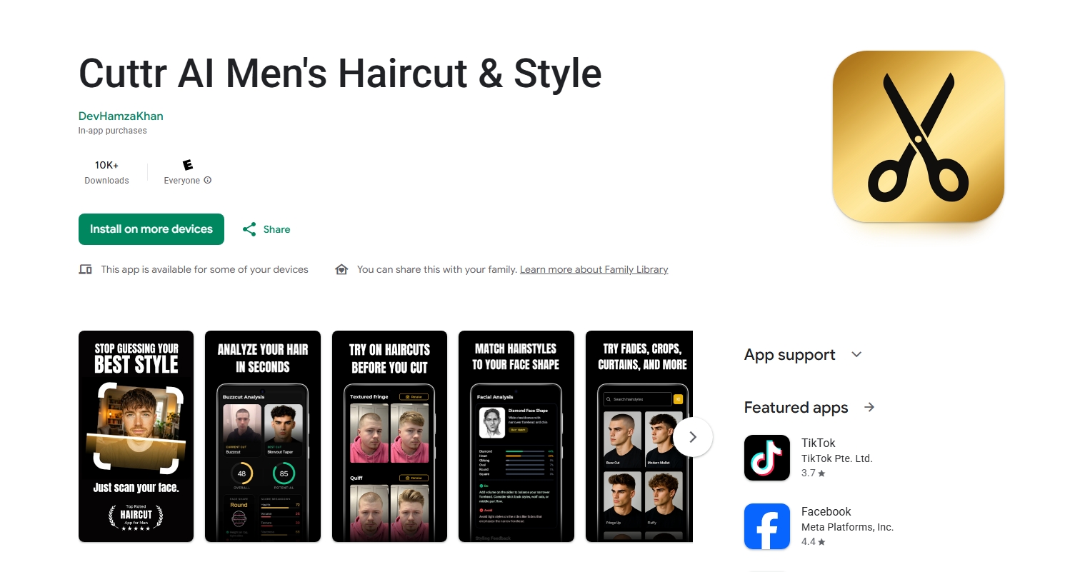 cuttr on google play